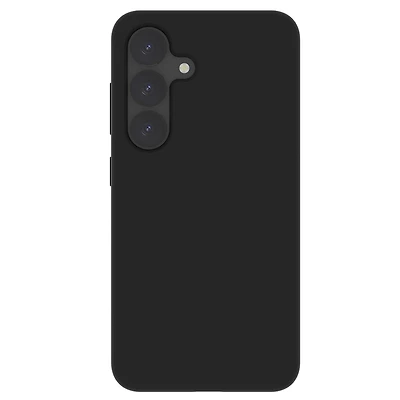 Blu Element Étui en Silicone Compatible avec Magnets Noir pour Samsung Galaxy S25/Galaxy S24