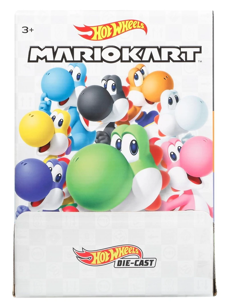 Hot Wheels Mario Kart Œuf Yoshi avec kart surprise à l’intérieur