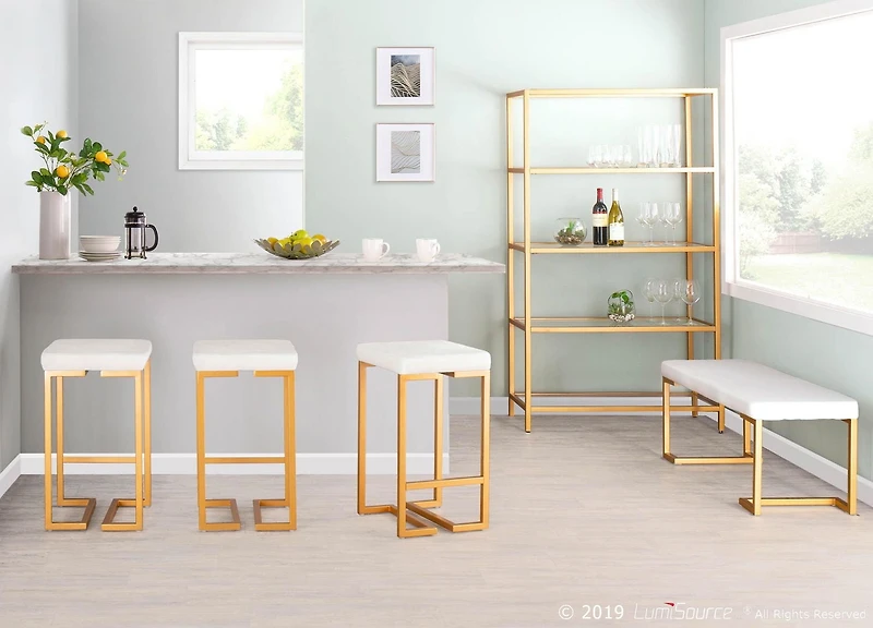 Midas Contemporary Counter Stool by LumiSource