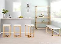 Midas Contemporary Counter Stool by LumiSource