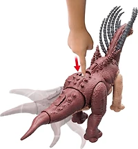 Jurassic World Gigantic Trackers Bajadasaurus Dinosaur Action Figure Toy, Large Species