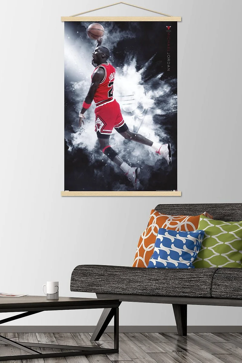 Michael Jordan - Burst Wall Poster, 22.375" x 34"