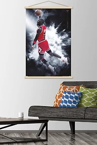 Michael Jordan - Burst Wall Poster, 22.375" x 34"