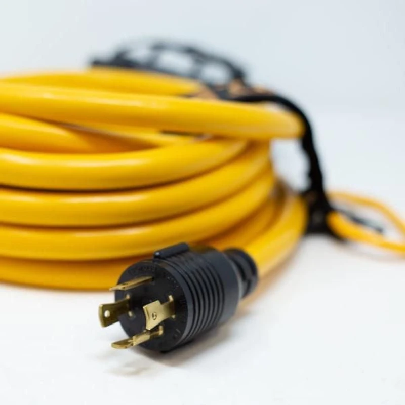 Firman 25FT Cordon d'alimentation L14-30P 30Amp à 5-20Rx4 avec protection de disjoncteur 1120