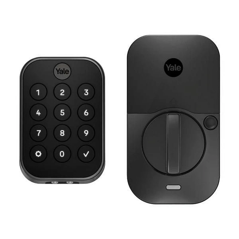 YALE ASSURE LOCK 2 KEY-FREE AVEC BLUETOOTH BLACK SUEDE