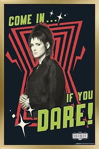 Beetlejuice Beetlejuice - Come In If You Dare Wall Poster, 14.725" x 22.375" Framed