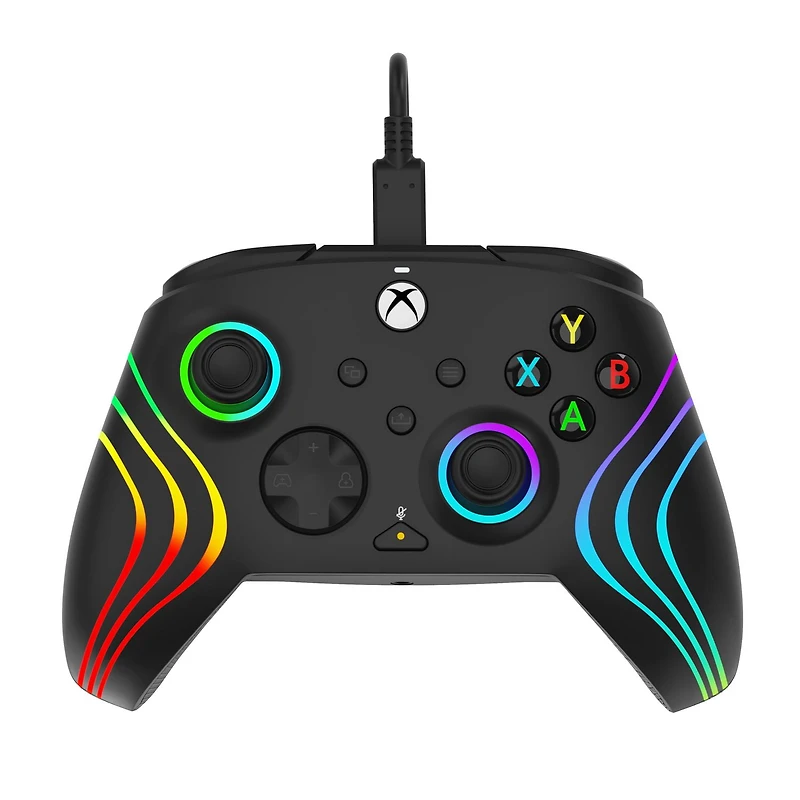 PDP Afterglow™ Wave Wired Controller: Black - Xbox Series X|S, Xbox One, & Windows 10/11 PDP AG Wave W CNTRL Black