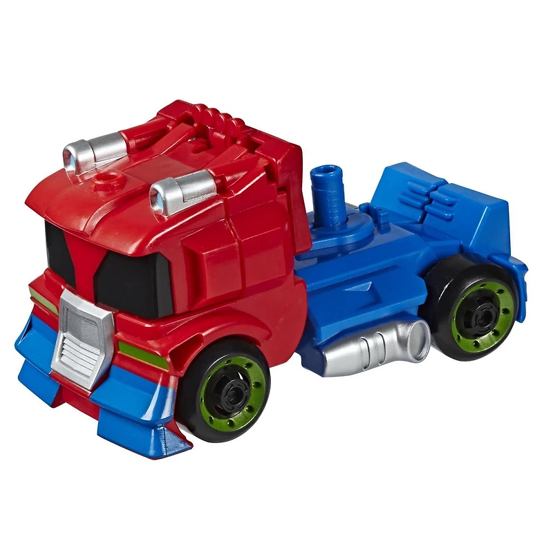 Playskool Heroes Transformers Rescue Bots Academy Optimus Prime Converting Toy, 4.5-Inch Action Figure, Toys for Kids Ages 3 and Up