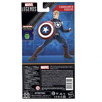Marvel Legends Series Marvel Comics Commander Rogers 6-Inch Collectible Action Figures, Toys for Ages 4 and Up
