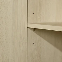 South Shore Liora 4-Door Bookcase with Shelves, in Bleached Oak
