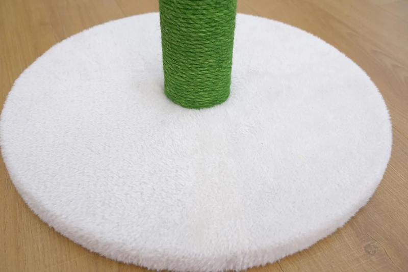 Home4Cat Cactus Sisal Cat Scratching Post with Hanging Toy, Green