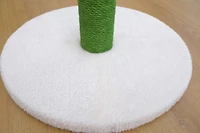 Home4Cat Cactus Sisal Cat Scratching Post with Hanging Toy, Green