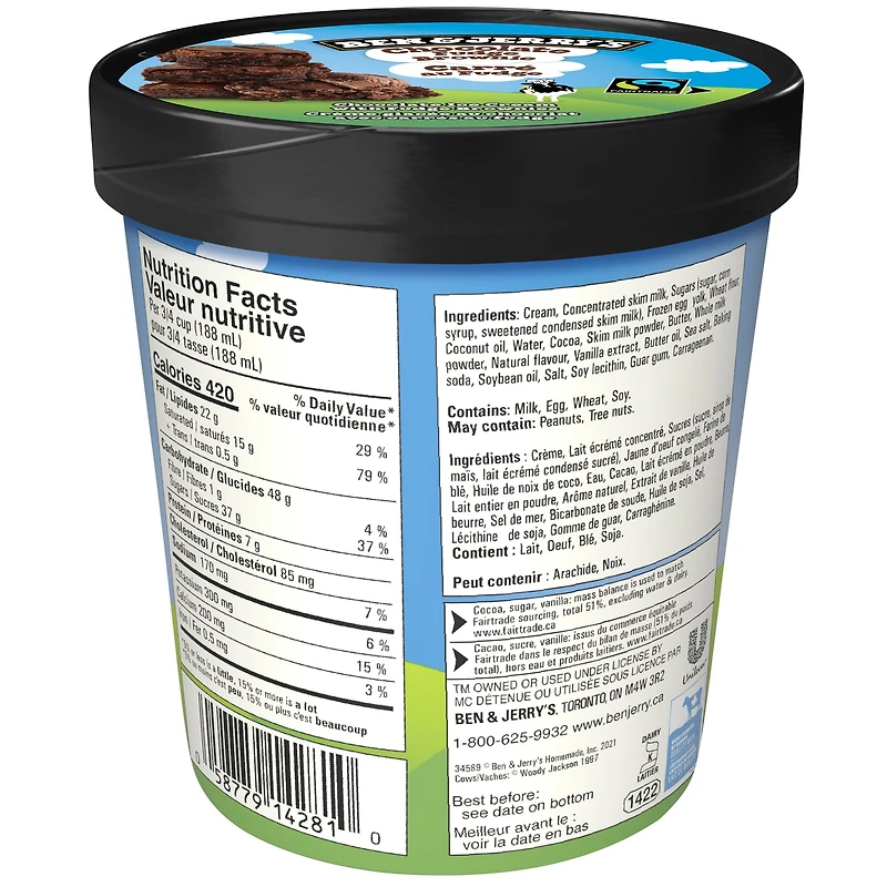 Ben & Jerry's Oh Cone-ada! Ice Cream, 473 mL