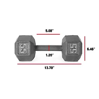 CAP Barbell Cast Iron Hex Dumbbell