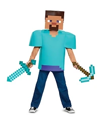 Déguisement Minecraft Steve Classique Enfant Costume