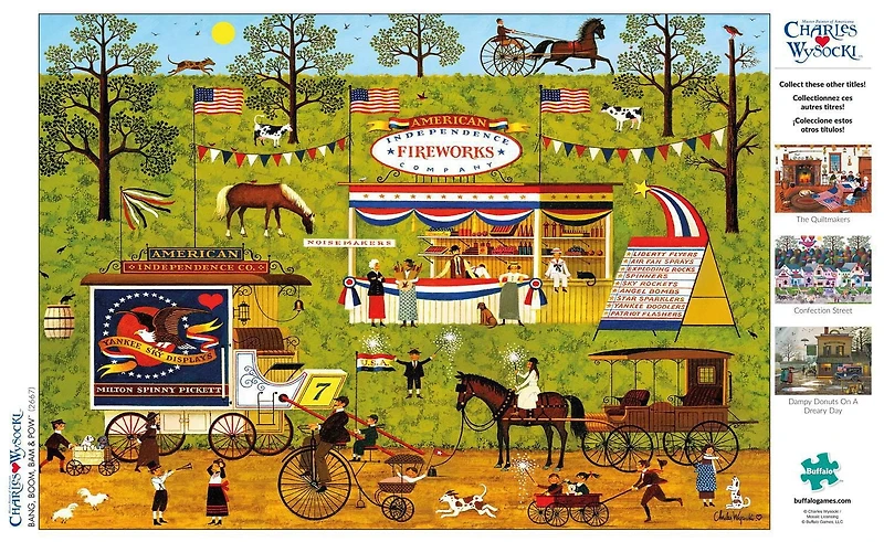 Buffalo Games - Le puzzle Charles Wysocki - Bang, Boom, Bam & Pow - en 300 pièces