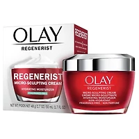 Crème hydratante microsculptante pour le visage Olay Regenerist, non parfumée 50 mL
