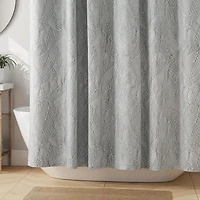 Rideau de douche en tissu décoratif avec designs botaniques Hometrends