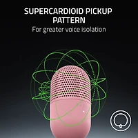 Razer Seiren V3 Mini - Quartz pour (PC)