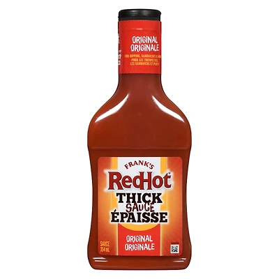Frank's RedHot® Original Thick Hot Sauce Frank's Redhot, sauce piquante, sauce épaisse originale, 354 ml