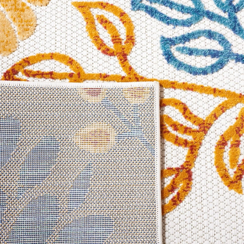 SAFAVIEH Cabana Garnet Floral Outdoor Area Rug