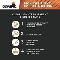 Scellant hydrofuge transparent multisurface Olympic WaterGuard®, 3,78 l
