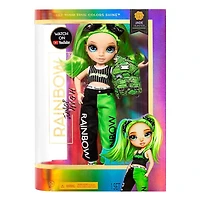 Rainbow High Jr High Jade Hunter - poupée-mannequin VERTE de 9 po (23 cm)