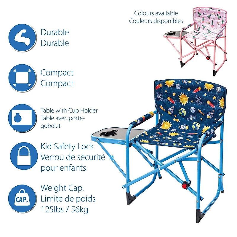 Ozark Trail Fauteuil De Réalisateur Pour Enfant Avec Console