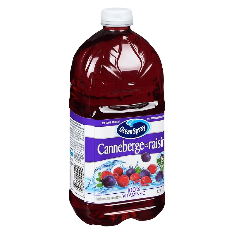 Cocktail aux raisins et aux canneberges Ocean Spray 1,89 l