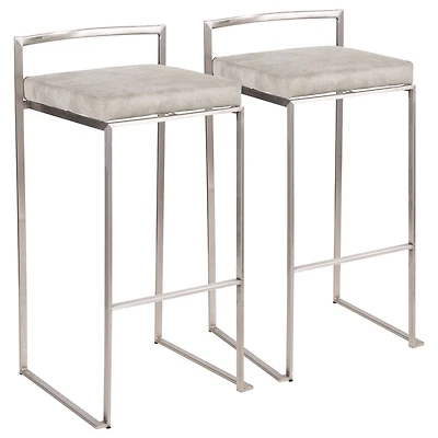 Tabouret de bar contemporain Fuji, de LumiSource