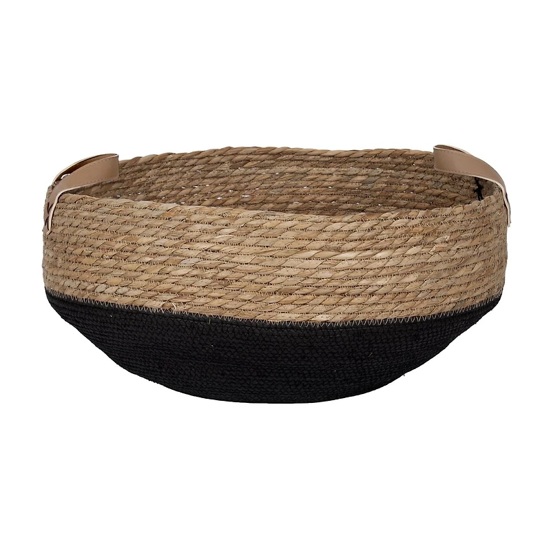 hometrends Chobra Two-Tone Storage Basket with Handles