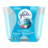 Glade® Chandelle parfumée, Vagues d’eau vivifiantes 1 pièce