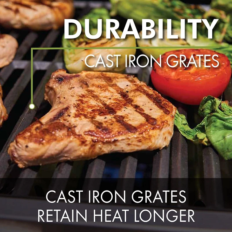 Cuisinart Four Burner Gas Grill avec deux vannes de carburant