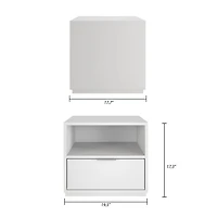 Nexera Hunter Nightstand with 1 Drawer