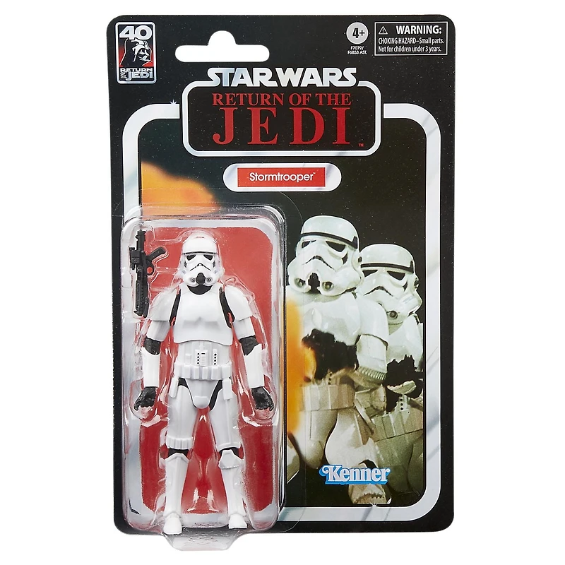 Star Wars The Black Series, Stormtrooper, Star Wars : Le retour du Jedi, 40e anniversaire, figurine de collection de 15 cm, à partir de 4 ans