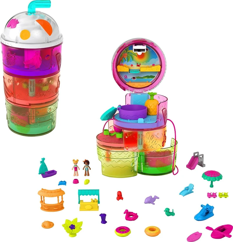 Polly Pocket-Coffret Multifacettes Parc Aquatique