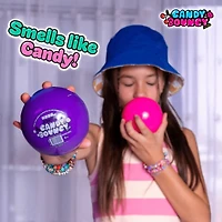 *Balle de jeu rebondissante parfumée aux fruits Candy de KessCo – 1 pièce – Les couleurs peuvent varier