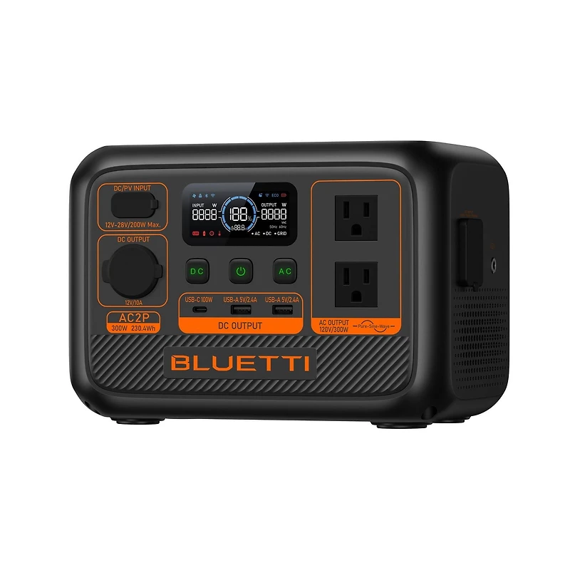 BLUETTI Premium Series AC2P Portable Power Station | 230.4Wh