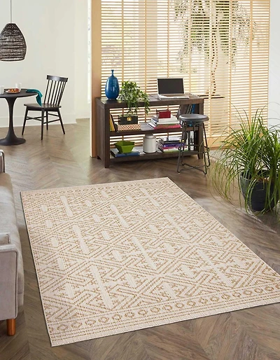 Tapis ECARPET Style Jute pour Chambre à Coucher, Salon