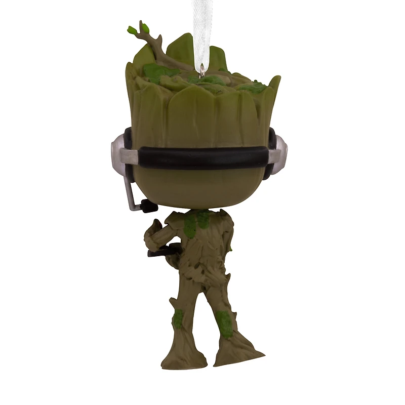 Décoration Hallmark de Noël, Groot jouant à un jeu vidéo, Marvel, Funko POP!, articles-cadeaux de culture populaire