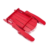 Lake Country Outdoors Chaise longue adirondack rouge