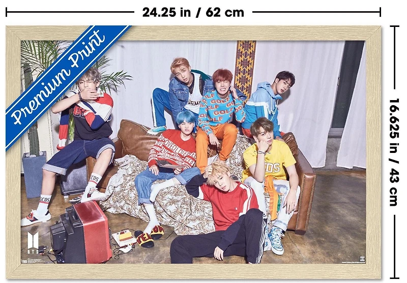 BTS - LOVE YOURSELF ? 'Her' Wall Poster, 22.375" x 34" Framed