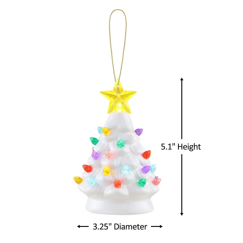 Mr. Christmas 5" Nostalgic Tree, White