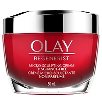 Crème hydratante microsculptante pour le visage Olay Regenerist, non parfumée 50 mL