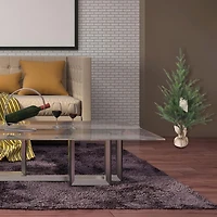 Arbre De Noël Tremble 40" Avec Lumière