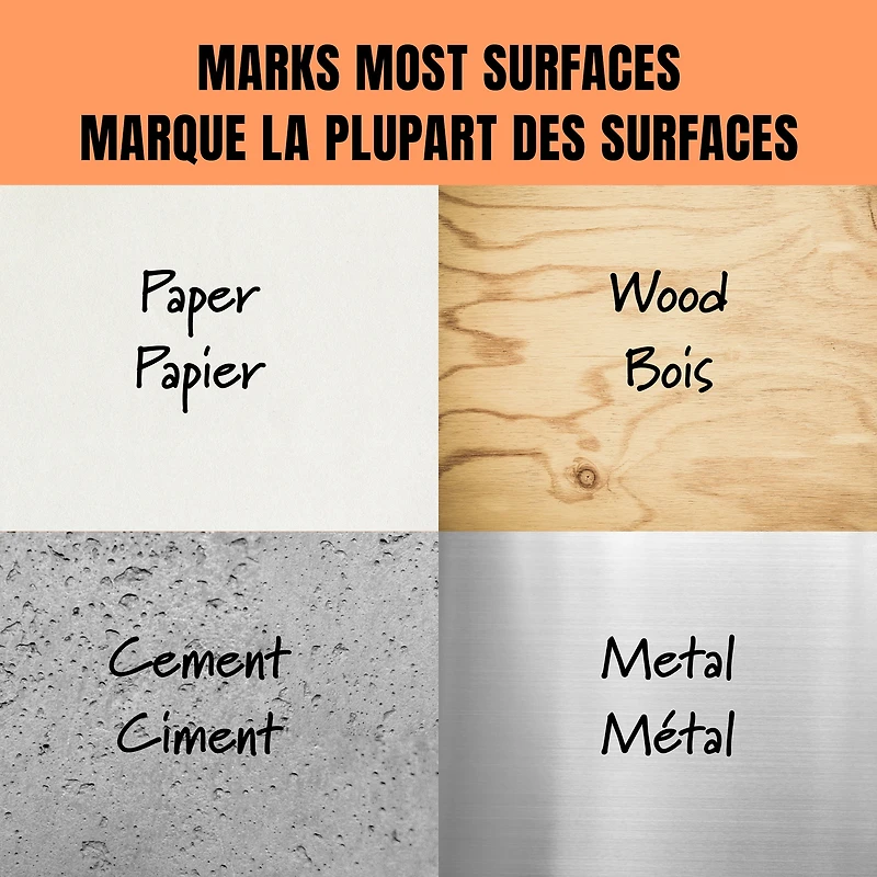 Hilroy Permanent Markers, Permanent Marker, Low Odour Ink, Fine Point, Black, 36 Pack