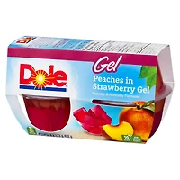 Dole Peaches in Strawberry Gel, 4 Cups, 492 g