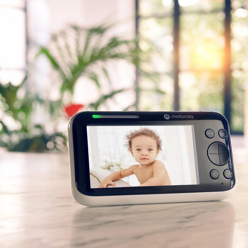 Moniteur bébé Vidéo Motorola PIP1510 Connect Wi-Fi motorisé – Ensemble de 2 caméra - Blanc