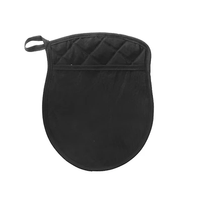 Matelassée Manique Avec Poche (Noir) - Set of 4