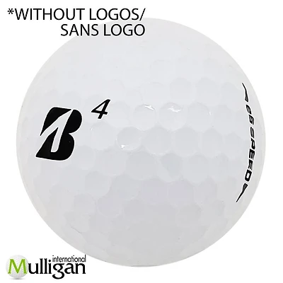 Mulligan - 48 balles de golf récupérées Bridgestone e6 Speed 5A Pristine, Blanc
